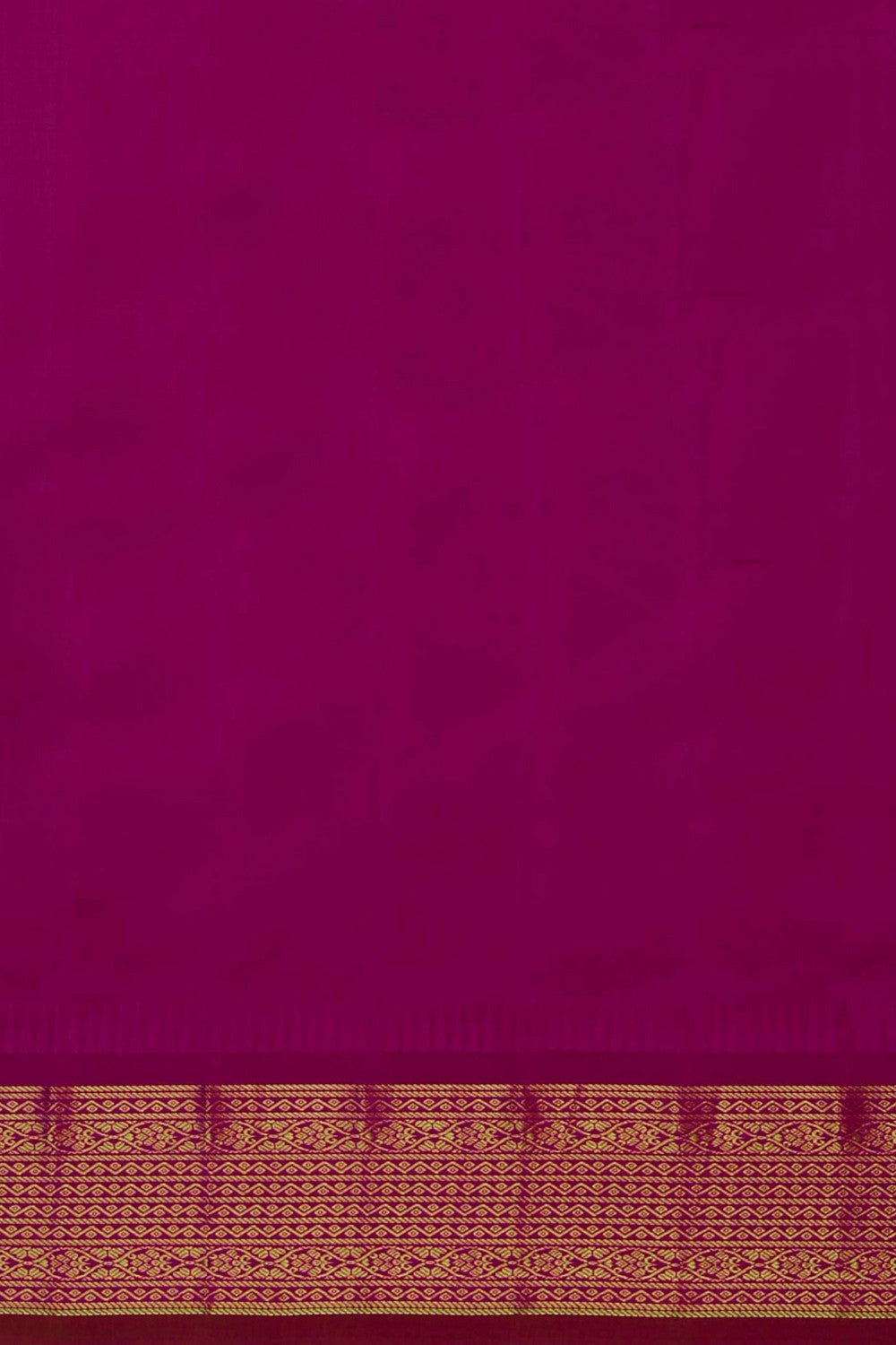 Image of Gadwal Silk Off White Saree